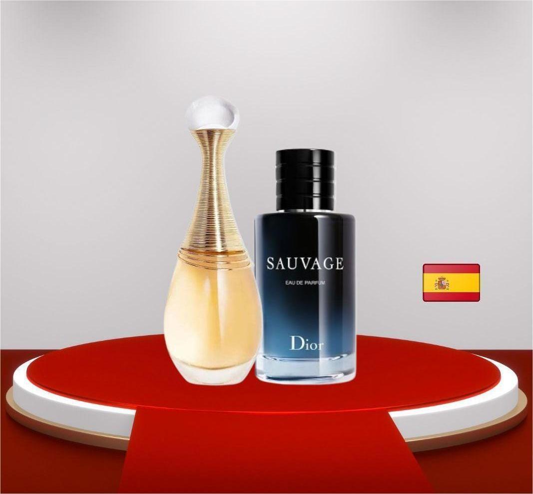 Pack 2 perfumes Dior Sauvage + Jadore